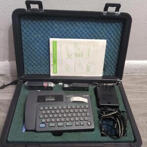 Brother P-Touch Label Maker PT-15 Used Tested Works with Case & More